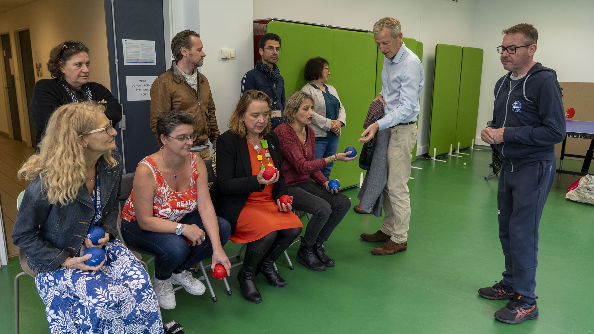 Atelier boccia animé par l'association Pana Loisirs