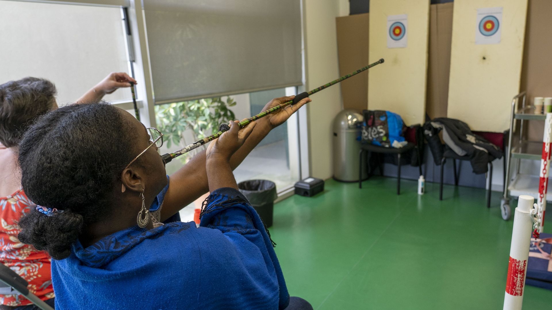 Atelier sarbacane animé par l'association Pana Loisirs