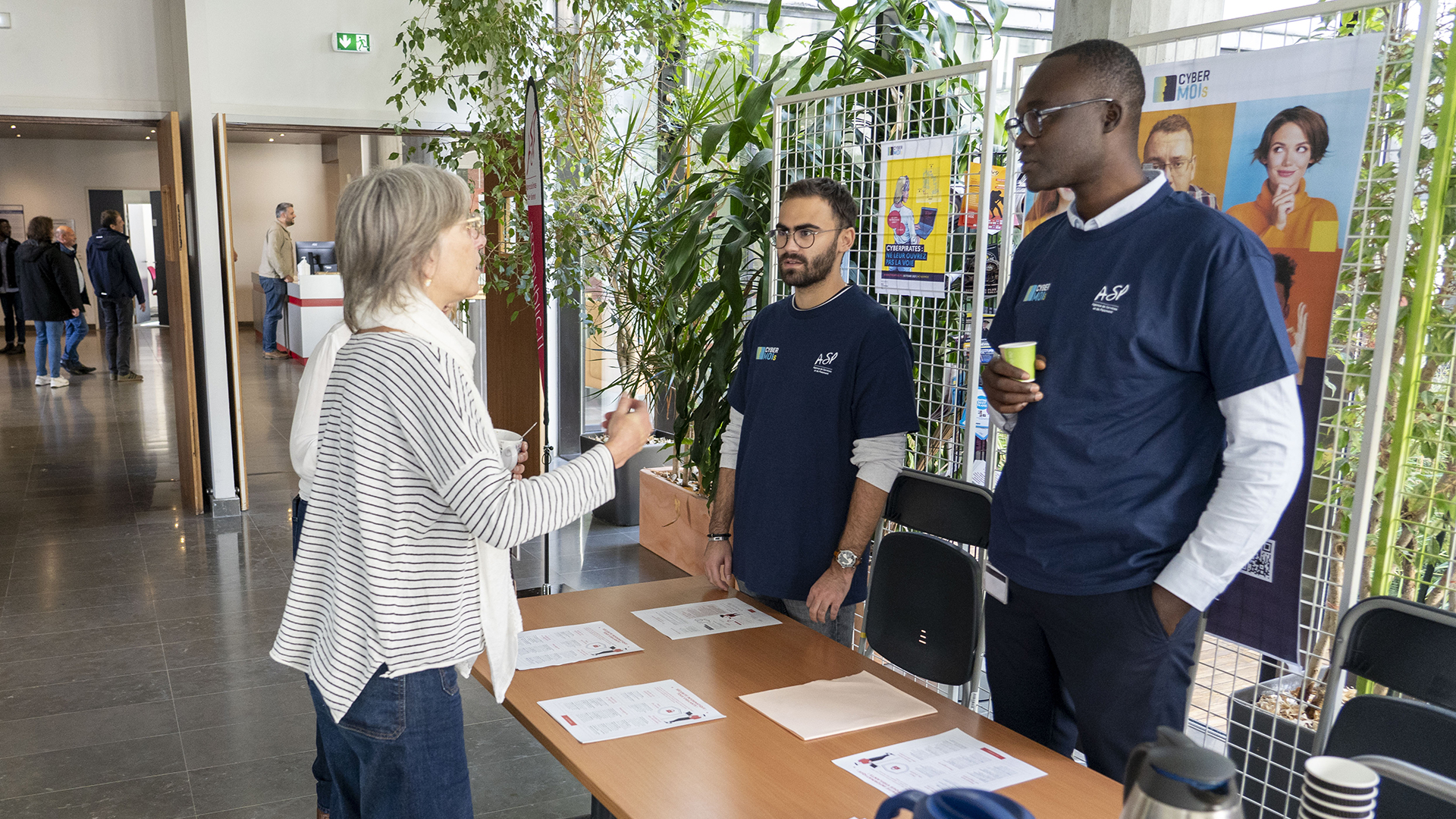 Stand d'information Cyber