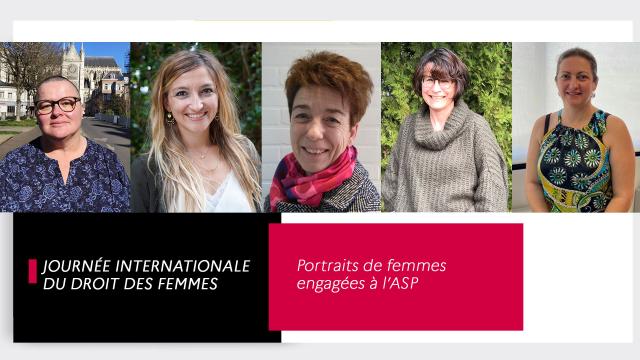 Journée des droits des femmes : portraits de 5 femmes engagées à l'ASP